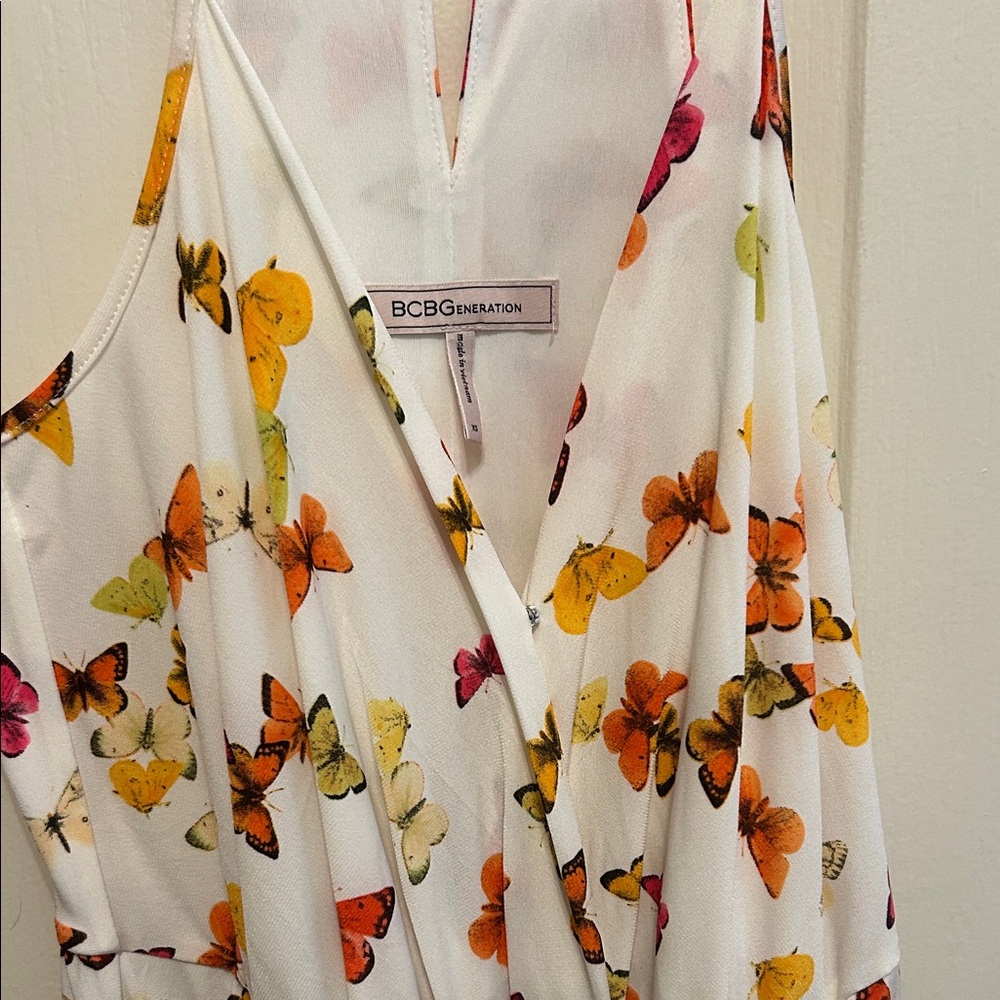 BCBGeneration Women's Multicolor Butterfly Dress